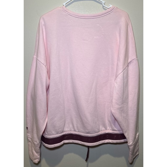Under Armour Women’s Project Rock Fleece Crew Neck Size XL - Pink - Picture 7 of 9